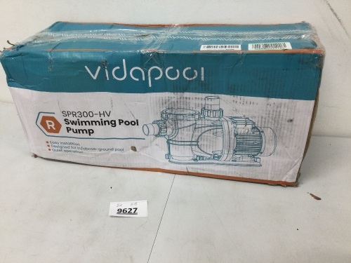 VidaPool Swimming Pool Pump (SPR300-HV) - Lot 9627