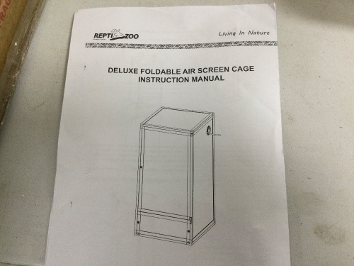 ReptiZoo Foldable Reptile Cage - Lot 9638