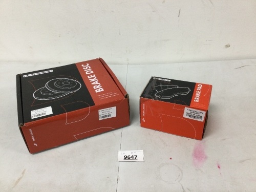 Apremium Set of Rotors and Brake Pads - Lot 9647