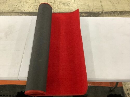 Red Runner Rug, 3' x 10'  - Lot 492