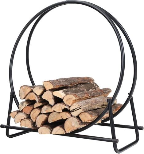 PHI VILLA 30" Log Hoop Firewood Rack  - Lot 524