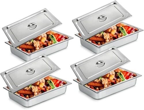Full Size Steam Table Pan, 4 Pack  - Lot 592