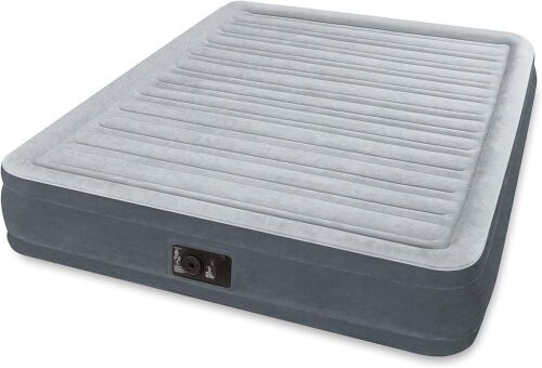 Intex 13" Dura-Beam Airbed with Built-in Electric Pump, Queen  - Lot 632