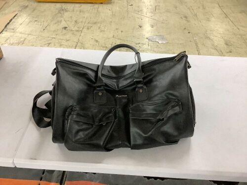 Leather Carry On Garment Bag  - Lot 700