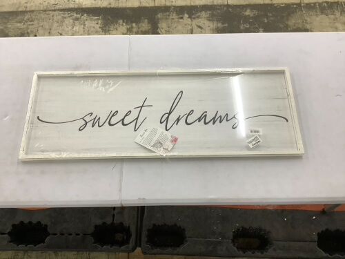 Sweet Dreams Wall Decor  - Lot 435