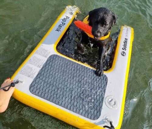 Inflatable Pup Plank Dog Ramp, for Dogs up to 200lb - Lot 113