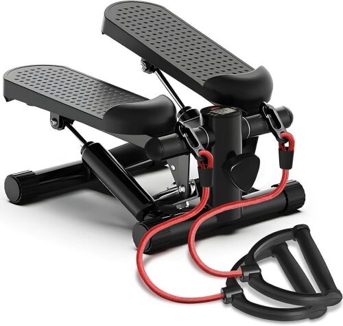  Mini Stepper with Resistance Bands, 330lb Capacity  - Lot 117