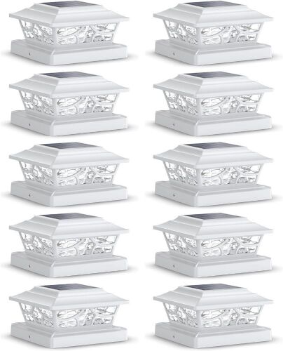 SIEDiNLAR Solar Post Lights, 10 Pack  - Lot 173