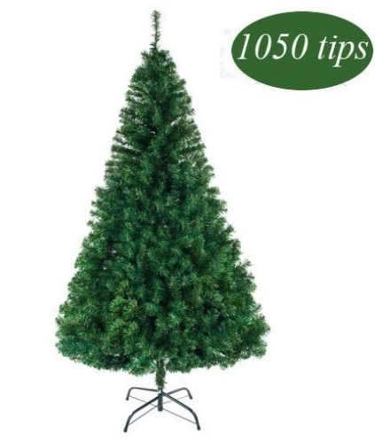 Bonnlo 6 Feet Artificial Christmas Tree with Sturdy Metal Legs - Lot 103
