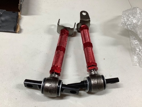 1 pair adjustable racing rear suspension camber control arms for honda civic - Lot 206