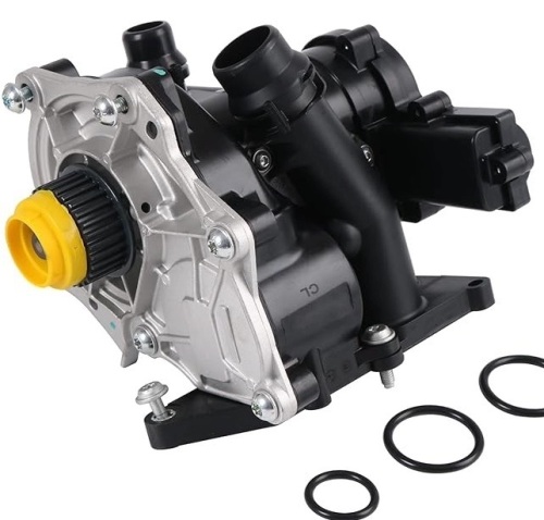 JDMSPEED Water Pump Thermostat Housing Assembly 06L121011B Replacement For Audi A3 A4 A5 S3 TT, Replacement For Volkswagen VW Golf Beetle Passat SportWagen 1.8T 2.0T Replaces 06L121111J 06L121111H - Lot 245
