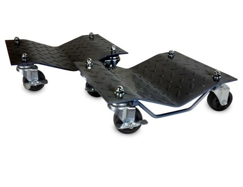 WEN 73017T 3000-Pound Capacity Vehicle Dollies with Brakes, Two Pack - Lot 287