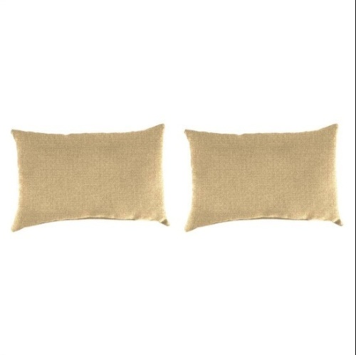 Jordan Manufacturing 18 in. Jackson Rectangle Toss Outdoor Pillow - Set of 2 - Lot 290