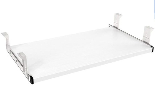 FRMSAET Furniture Accessories Office Product Suits Hardware 30 inches Keyboard Drawer Tray Wood Holder Under Desk Adjustable Height Platform-white - Lot 291
