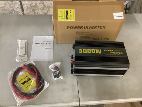 Jarxioke 3000 Watt Pure Sine Wave Power Inverter - Lot 94