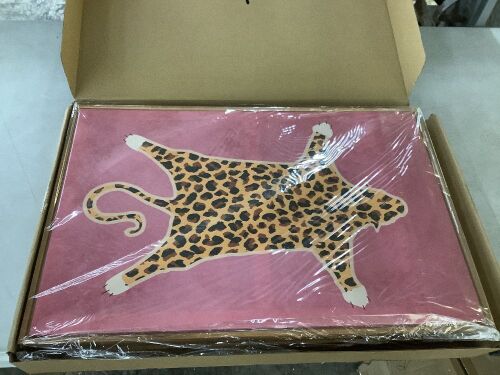 3 Piece Framed Cheetah Wall Art - Lot 127