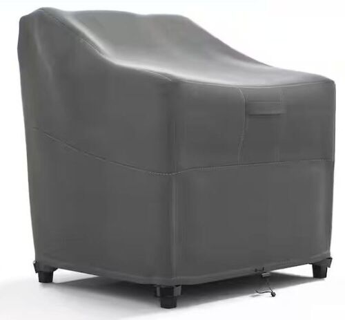Lot of (2) Khomo Gear Gray Outdoor Patio Wide Chair Furniture Cover, 38 in. L x 36 in. H x 36 in. D  - Lot 241