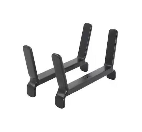 Lot of (3) 4 in. Tall Black Powdercoat Iron Flower Box Brackets for 2 in. x 6 in. Rail - Lot 242