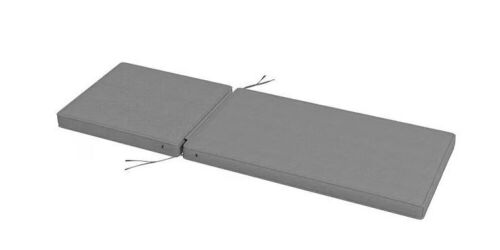 Outsunny 72 x 21 Replacement Outdoor Chaise Lounge Cushion in Gray  - Lot 247
