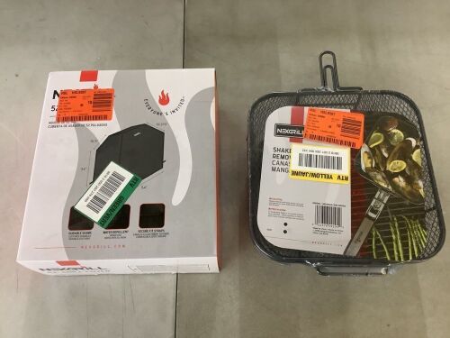 Nexgrill 52" Grill Cover & Shaker Basket with Removable Handle - Lot 248