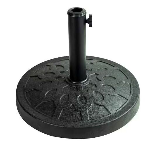 Patio Premier Preston 26 lbs. Composite Patio Umbrella Base in Black - Lot 383