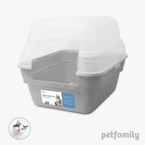 Petfamily Space Capsule Cat Litter Box - Lot 434