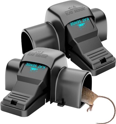 Kat Sense Covered Rat & Chipmunk Traps, 2 Pack  - Lot 440
