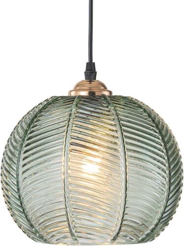 AOODU Green Glass Pendant Light Fixture - Lot 636