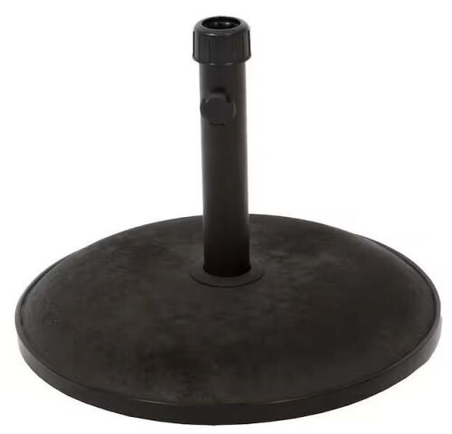 Noble House 35 lbs. Harrison Concrete Outdoor Patio Umbrella Base in Black - Lot 637