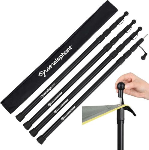 Green Elephant Tarp Poles, 4 pc  - Lot 659