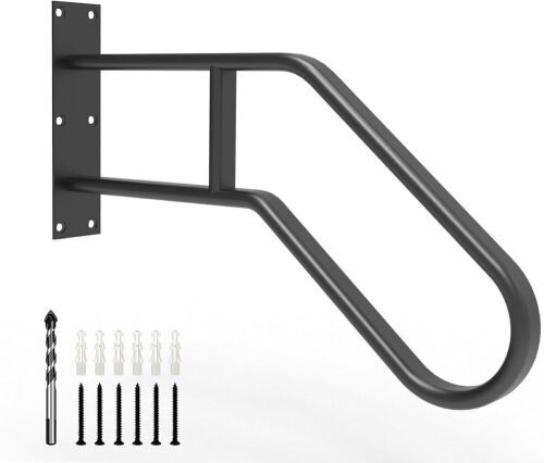 Wall Mount Handrail for Outdoor Steps, 1-3 Steps - Lot 739