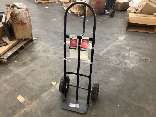 Milwaukee 800 lb. Capacity D-Handle Hand Truck - Wheel Needs Repair  - Lot 215