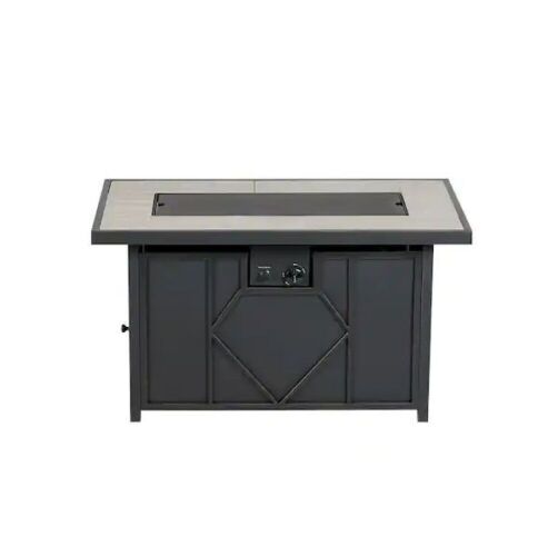 HeatMaxx 42 in. 60,000BTU Propane Gas Fire Pit Table Rectangular Tabletop  - Lot 26
