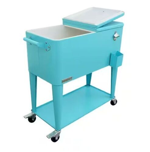 Permasteel 80 Qt. Turquoise Chest Cooler  - Lot 63