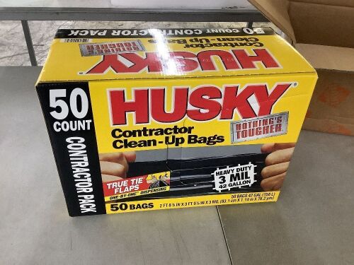 Husky 42 Gal. Contractor Bags, 50-Count - Lot 318