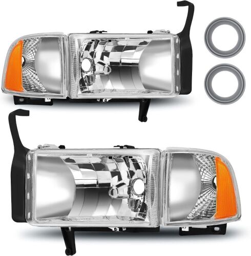  Headlight Assembly for 1994-2001 Dodge Ram 1500, 1994-2002 Dodge Ram 2500 3500 - Lot 424