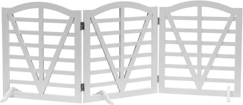 Wooden Freestanding Foldable Pet Gate - Lot 427
