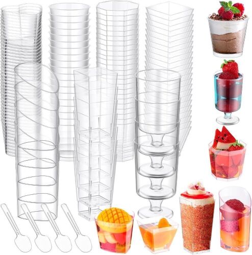 Mifoci 700 Pack Mini Plastic Dessert Cups - Lot 505