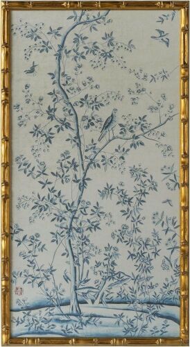 HongFengtang Chinese Rice Paper Print, 19.5 x 35.8 Inches  - Lot 628
