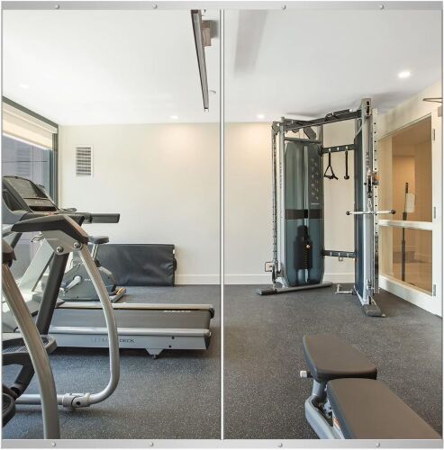 Home Gym Mirror, 48''x24", 2 Pc  - Lot 176