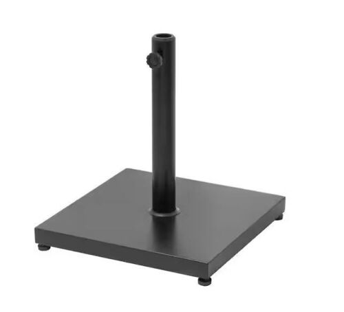 Crestlive Products 40 lbs. Cement Patio Umbrella Base in Black  - Lot 267
