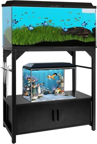 YEMOO Aquarium Stand with Storage Cabinet for 20-29 Gal Aquarium - Lot 375