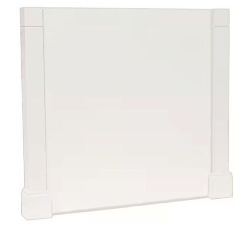 Lot of (2) Hampton Bay 3x34.5x37.5 in. Decorative Island End Panel in Satin White - Lot 377
