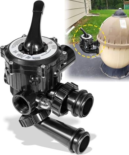 Replacement for Hayward SPX0710X32 Vari-Flo Side Mount Valve for Multiport and Sand Filter Valves S200 S240, 1.5 Inch Plumbing - Lot 378