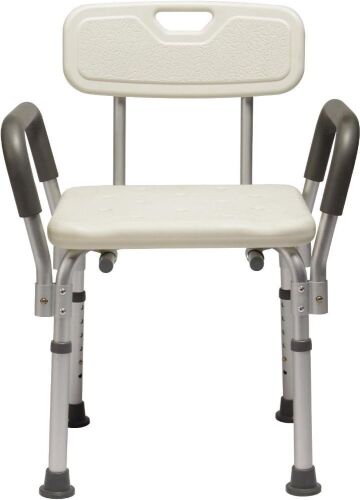 Medline Knockdown Bath Bench with Arms and Back  - Lot 493
