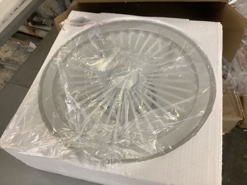 19" Flush Mount Ceiling Fan  - Lot 496