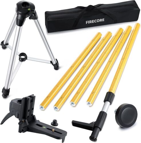 Firecore Professional Laser Level Pole with Tripod - Lot 527