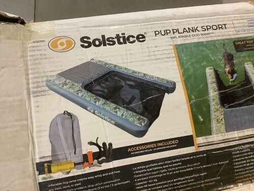 Solstice Pup Plank Inflatable Dog Ramp - Uninspected - Lot 698