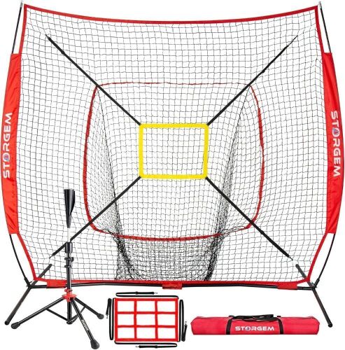 Storgem Baseball and Softball Practice Net 7×7ft - Lot 257