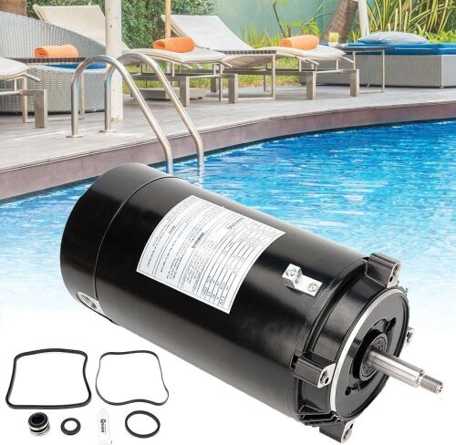 UST1152 1-1/2 HP Swimming Pool Pump Motor and Seal Replacement Kit Compatible with Hayward/Super Pump/Super II/Northstar and Jacuzzi Magnum Pumps - Lot 308